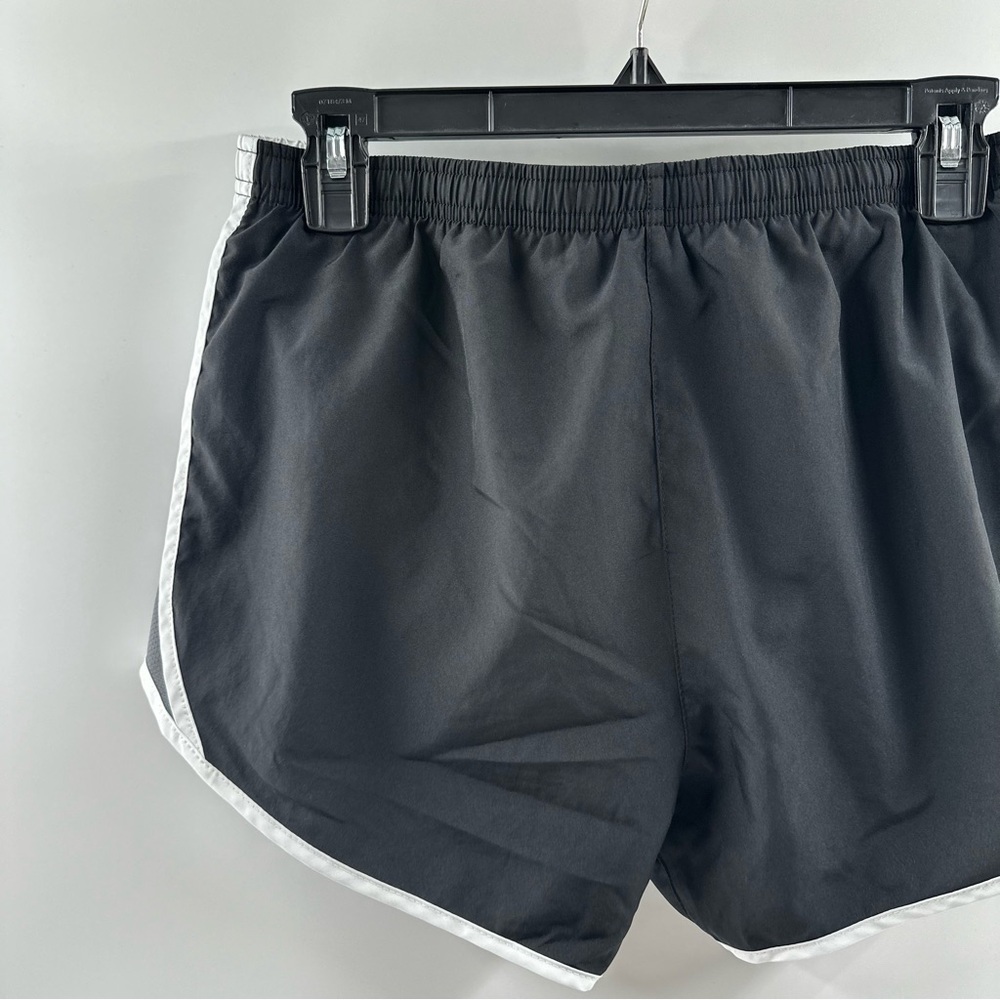 Nike Dri-FIT Black Running Shorts with White & Grey Trim – Size M - Picture 6 of 7